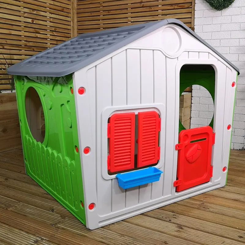 1.15m Galilee Village-Themed Plastic Wendy House Playhouse for Children