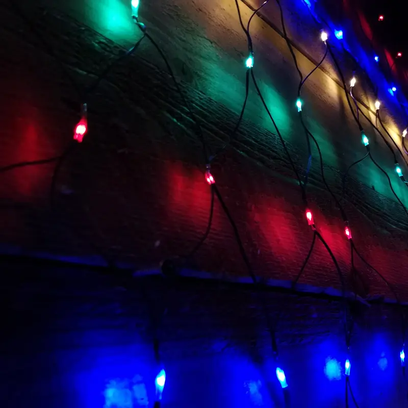 1.7m × 1.2m Multicolour LED Christmas Net Light – 180 Bulbs, Timer, All-Weather Design