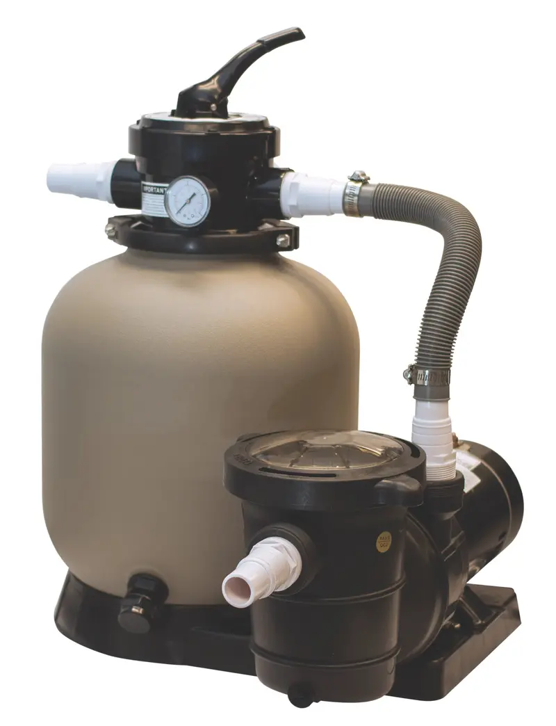 1 HP Dual-Speed Great White Sand Filter System for Above-Ground Pools