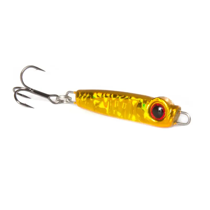 1-Ounce Big Eye Jig – Gold Finish