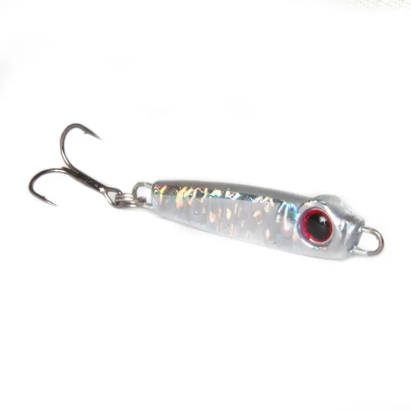 1-Ounce Big Eye Jig – Silver Finish