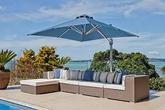 10-Foot Square Eclipse Cantilever Umbrella – Frankford Premium Design