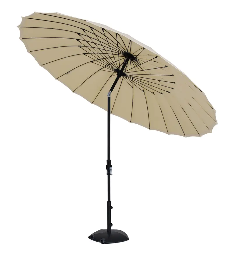 10 ft Shanghai-Style Collar-Tilt Market Umbrella – Treasure Garden