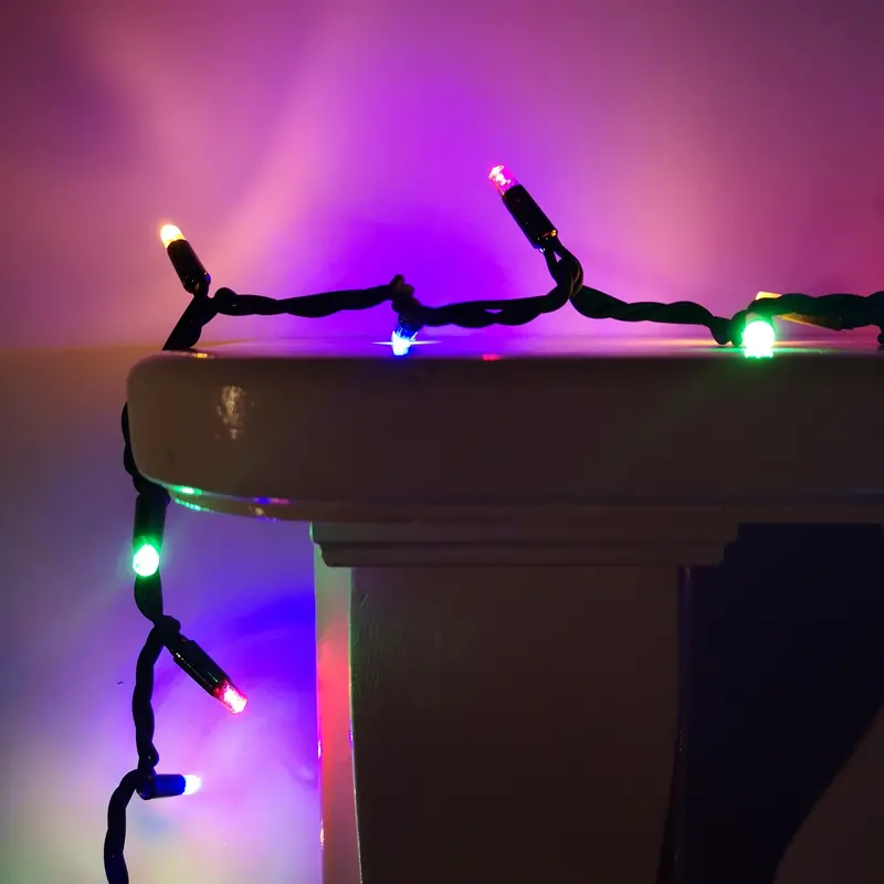 100-LED 8-Meter Multicolour Connectable Outdoor Static Christmas Lights