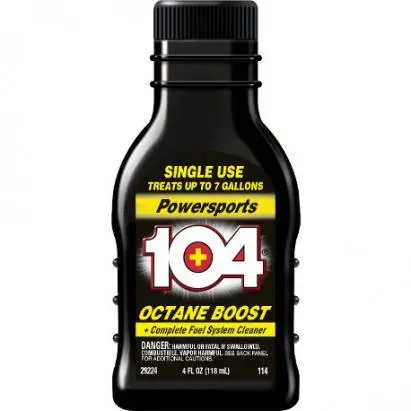 104+ Octane Boost for Powersports Vehicles (Motorcycles, ATVs, Scooters)