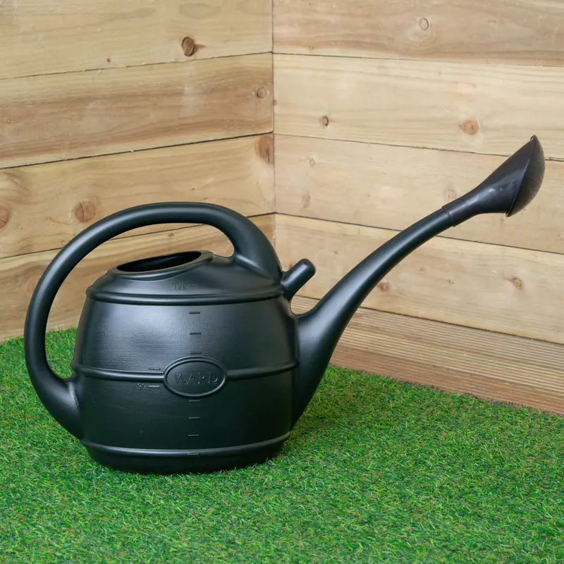 10L Garden Watering Can with Adjustable Rose Nozzle – Durable Green Finish