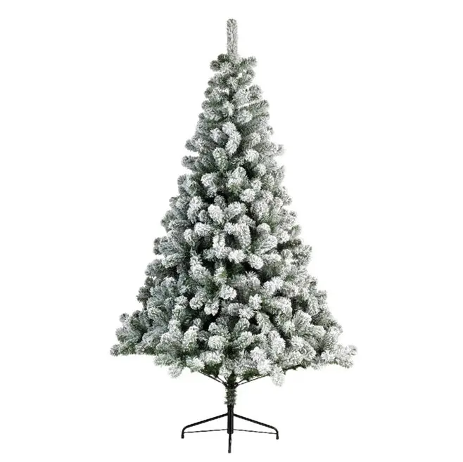 120cm Snow-Dusted White-and-Green Imperial Pine Artificial Christmas Tree