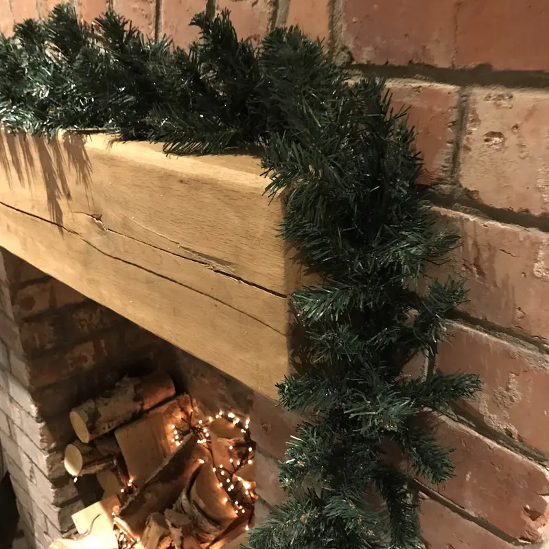 2.7m Premier Woodland Pine PVC Christmas Garland – Decorative Indoor/Outdoor Accent