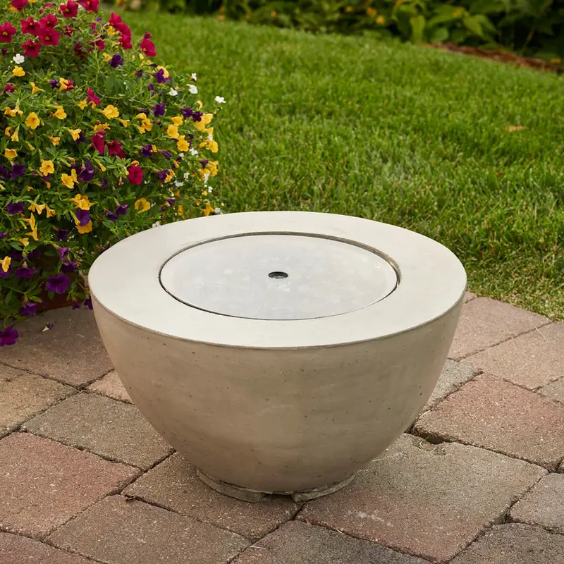 20″ Round Glass Burner Cover – Outdoor Great Room