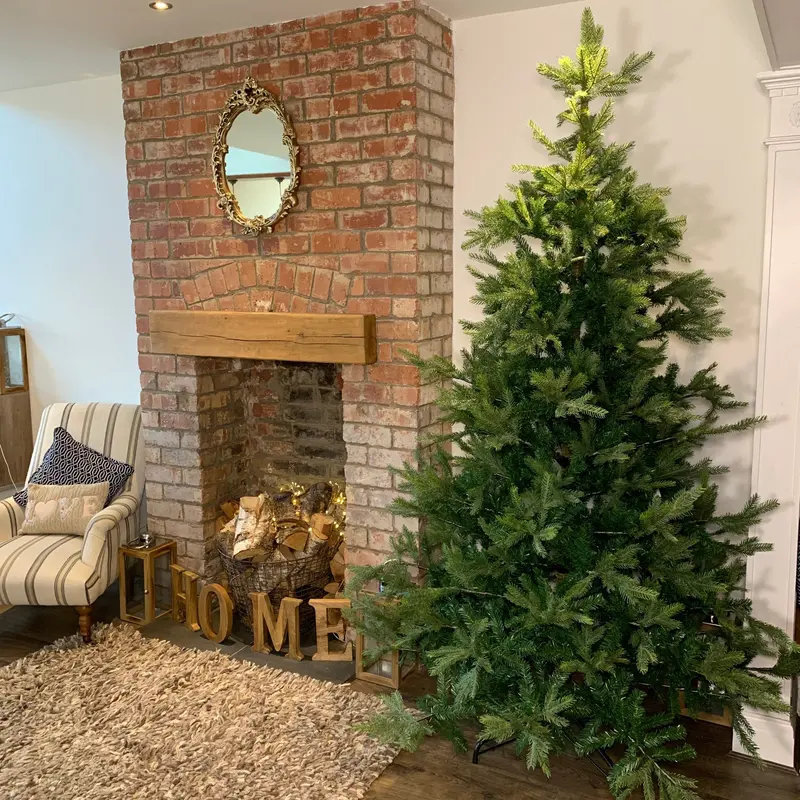 240cm Everlands Grandis Fir Realistic Artificial Christmas Tree – 2935 Tips