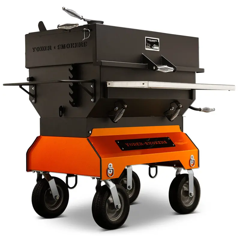 24″×36″ Flat Top Competition Charcoal Grill – Yoder Smokers