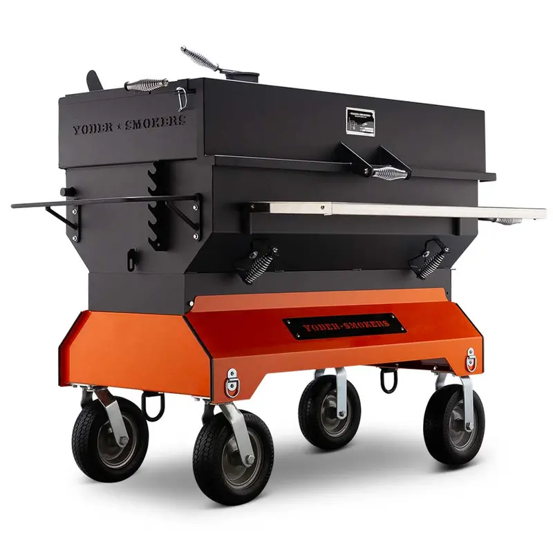24″×48″ Flat Top Competition Charcoal Grill – Yoder Smokers