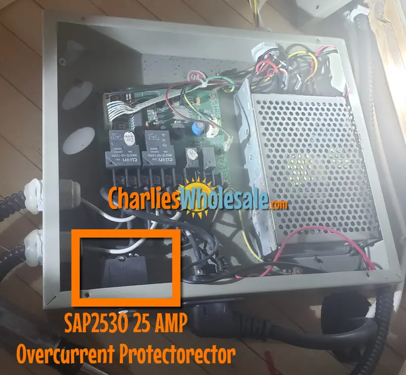 25-Amp Overcurrent Protector Replacement – SAP2530