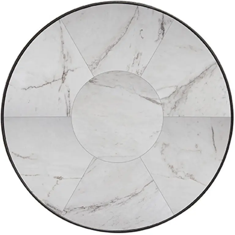 30-Inch Round Fresco Aluminum-Rim Table Top by O.W. Lee