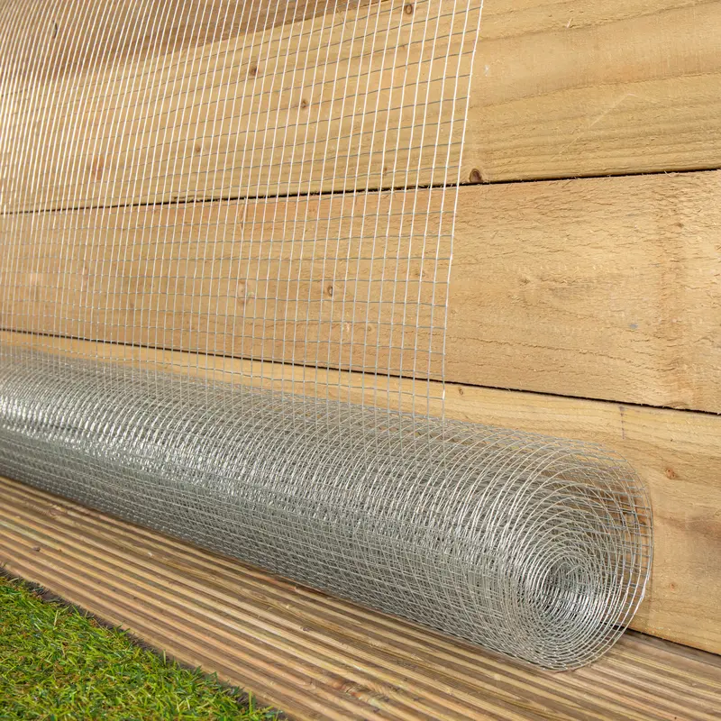4-Metre x 90cm Roll of 13mm Galvanised Wire Mesh Netting for Garden, Pet, or Pond Use