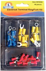 40-Piece Assorted Electrical Terminal Kit – Universal Wiring Solutions
