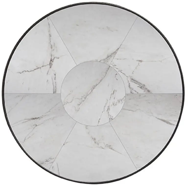 42-Inch Round Fresco Aluminum-Rim Table Top by O.W. Lee