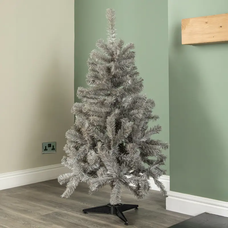 4ft Colorado Grey Spruce Artificial Tree – Wrapped Branches and 177 Premium Tips
