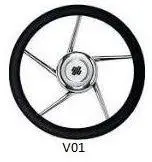 5-Spoke Non-Magnetic Stainless Steel Wheel