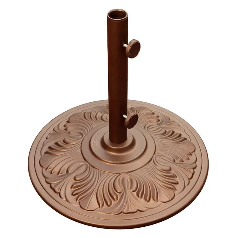 50-Pound Art Deco Bronze Umbrella Base