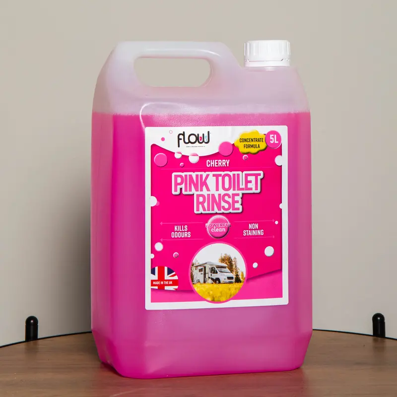 5L Cherry-Pink Toilet Flush Rinse Concentrate for Fresh, Streak-Free Cleaning