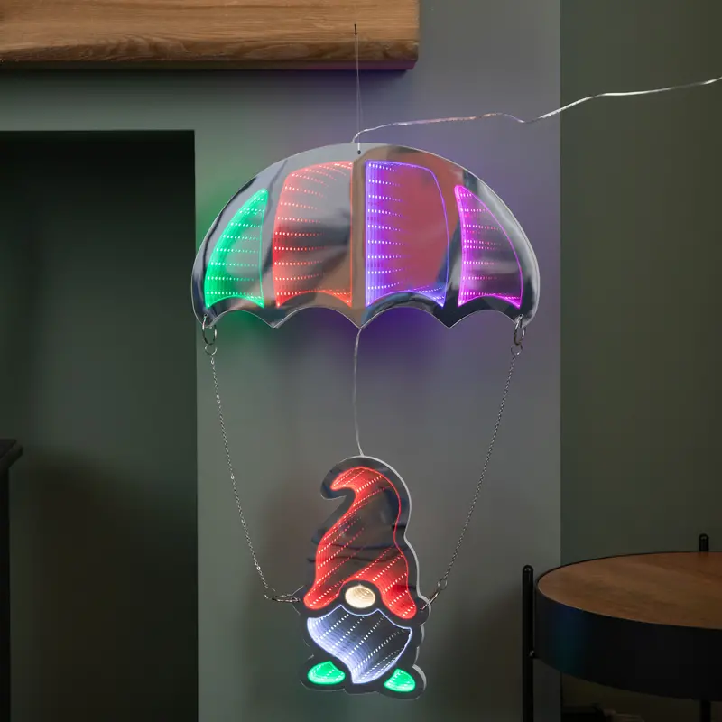 60cm Gonk-Themed Hanging Parachute Light with Infinity Loop LED Effect