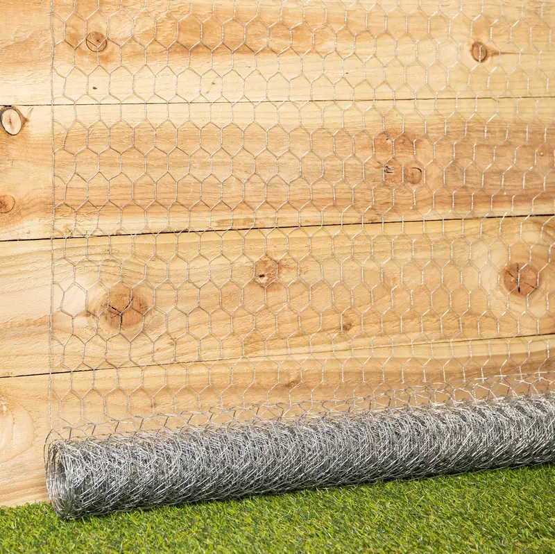 6m × 90cm Galvanised Chicken Wire Mesh – Heavy-Duty Garden Fencing