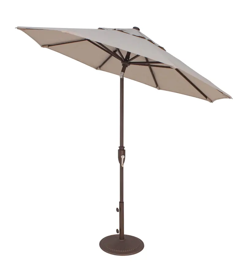 7.5-Foot Glide-Tilt Market Umbrella – Fast Shipping by Treasure Garden