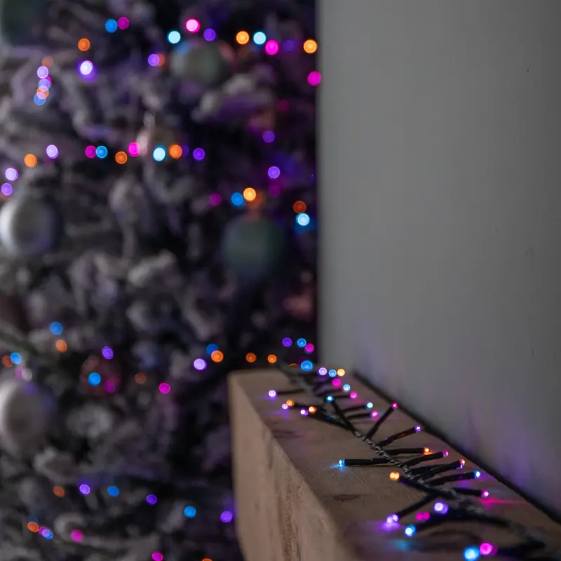 75m Rainbow TreeBrights String Lights – 3000 LED Outdoor Christmas Lights with Timer
