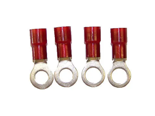 8-AWG Ring Terminals – Copper Crimp Connectors