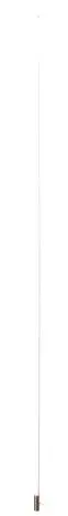 8-Foot VHF Marine Whip Antenna with 316 Stainless Steel Ferrule