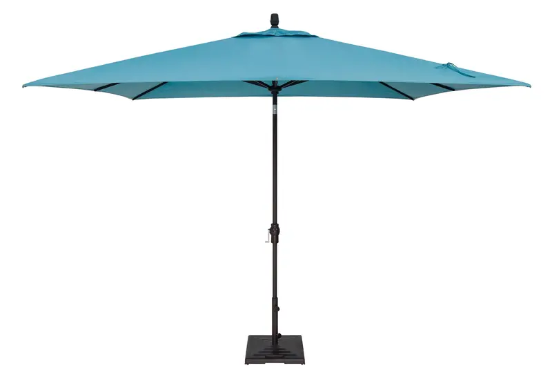 8 ft x 10 ft Rectangular Auto-Tilt Market Umbrella – Treasure Garden