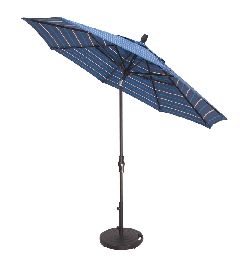 9-Foot Collar-Tilt Market Umbrella by Treasure Garden