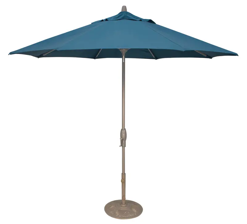 9-Foot Collar-Tilt Market Umbrella – Rapid Fulfillment by Treasure Garden