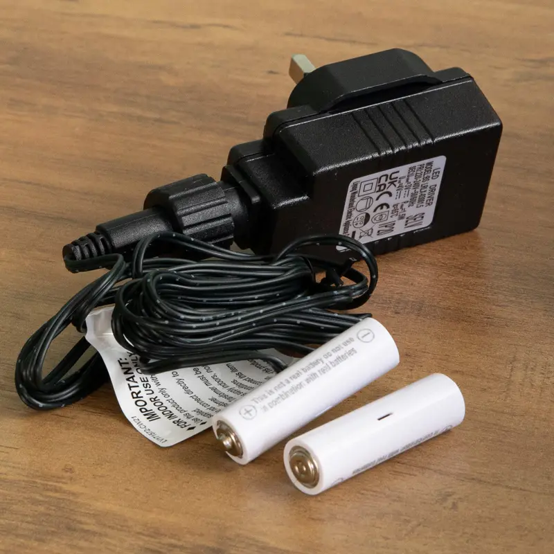 AA Battery Replacement Power Adapter with Plug-In Connector