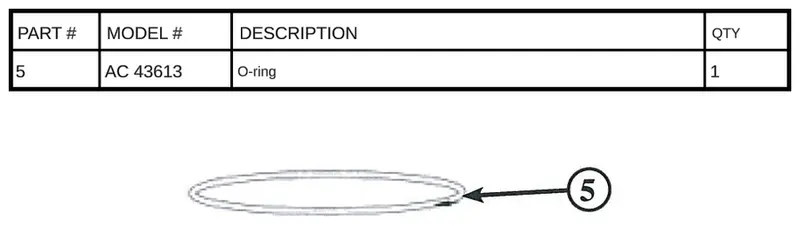 AC 43613 Standard O-Ring – Precision-Fit Sealing Ring