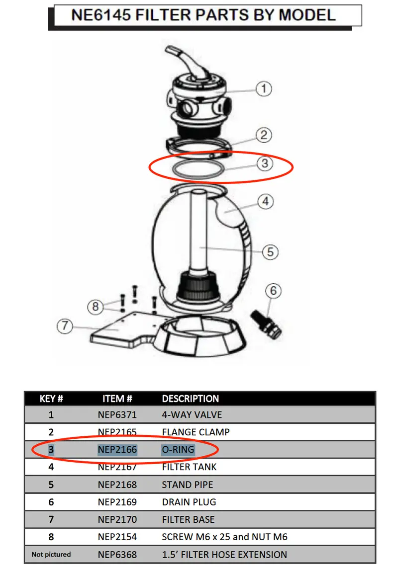 AC 83348 O-Ring Seal Replacement – NEP2166