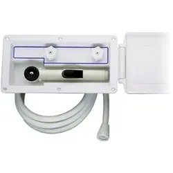 Aft-Deck Mounted Shower System for Boats