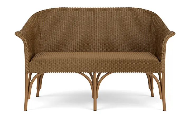 All-Weather Settee with Padded Seat – Lloyd Flanders