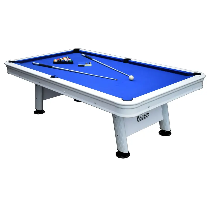 Alpine 8-Foot Outdoor Pool Table – Aluminum Rails & Weather-Resistant Felt