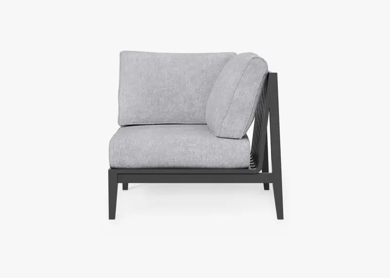Aluminum Outdoor Left-Corner Sectional Piece by Outer