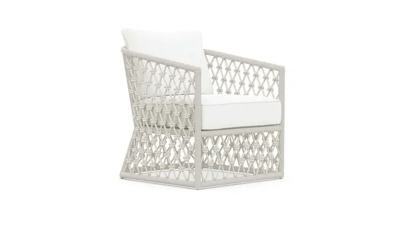 Amelia Sand Club Chair – Contemporary Lounge Seating by Azurro Living