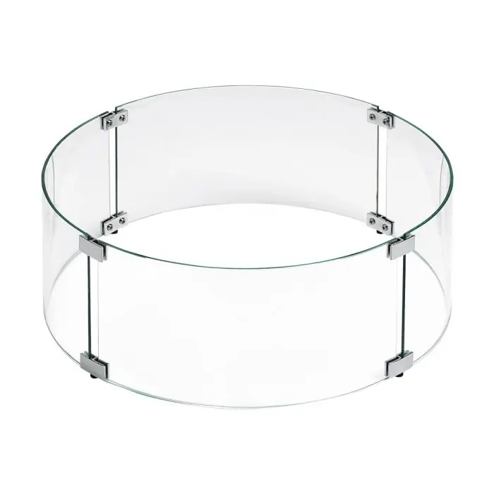 American Fire Glass Round Flame Guard for Circular Fire Pits
