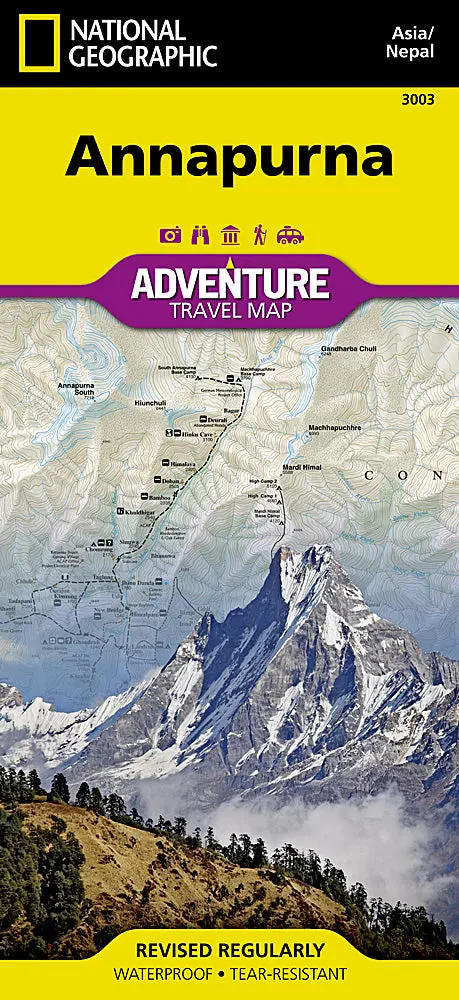 Annapurna Circuit Trekking Map