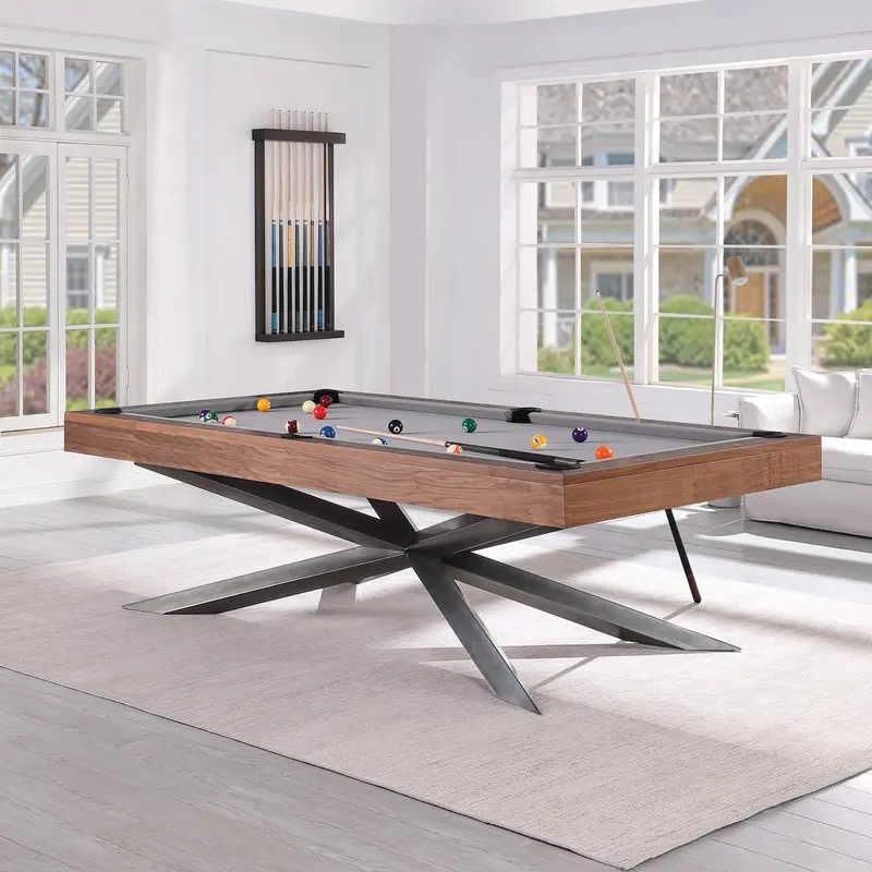 Astral 8-Foot Slate Pool Table – Minimalist Aesthetic with Heavy-Duty Slate Support