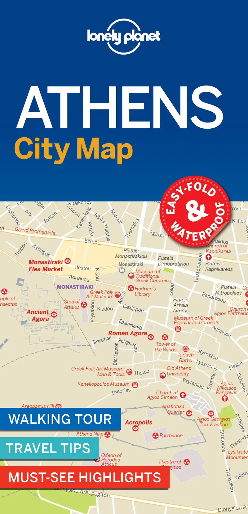 Athens Ancient Sites Map & Modern City Overview