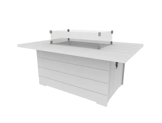 Aura 53-Inch Rectangular Fire Table – Seaside Casual Patio Centerpiece