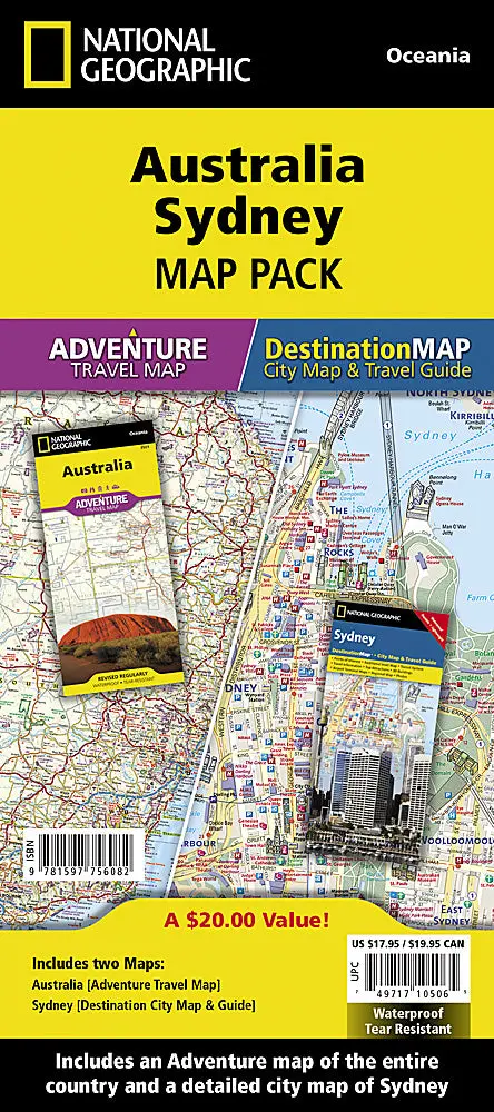 Australia & Sydney Travel Exploration Map