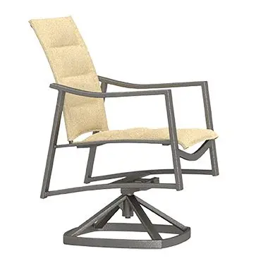 Avana Padded Sling Swivel Rocker Armchair – Ow Lee Dining & Lounge Hybrid
