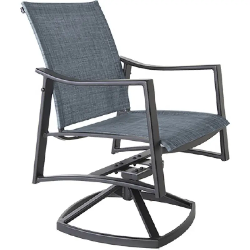 Avana Swivel Rocker Sling Dining Arm Chair – Ow Lee Outdoor Furniture